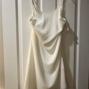 Off-White Cream Mini Dress